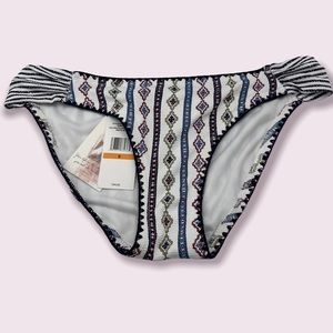 Jessica Simpson Patterned Bikini Bottom Size S Small NWT
